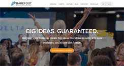 Desktop Screenshot of barefootbrainstorming.com